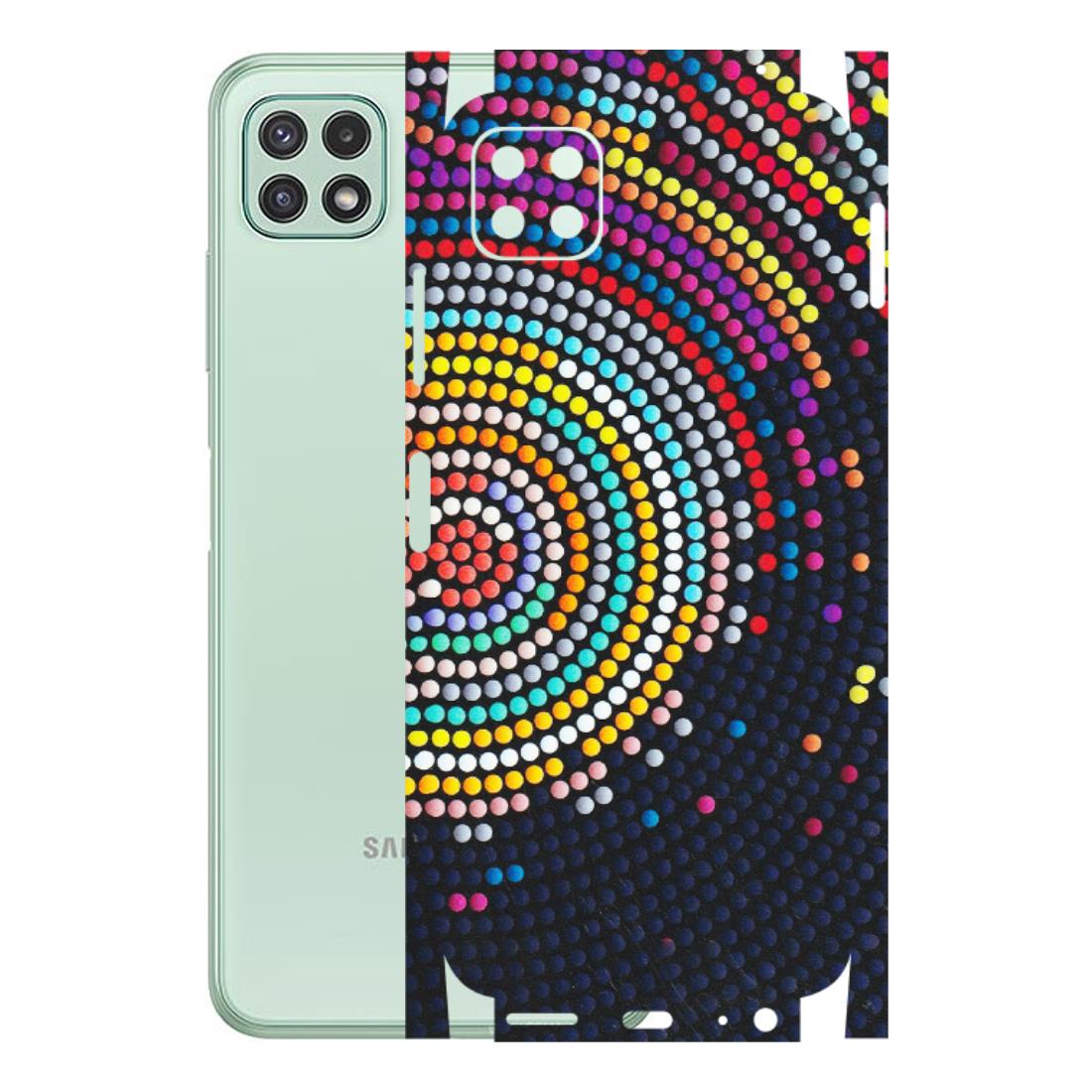 Samsung A/S Series Phone Skins (All Models) - Rainbow Dot Mandala - Matte Finish (M-97) Samsung Galaxy A22 (5G)