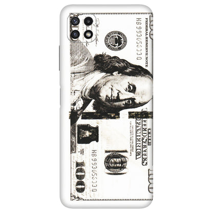 Samsung A/S Series Phone Skins (All Models) - 100 Dollar Currency - Transparent Finish (T-01) Samsung Galaxy A22 (5G)