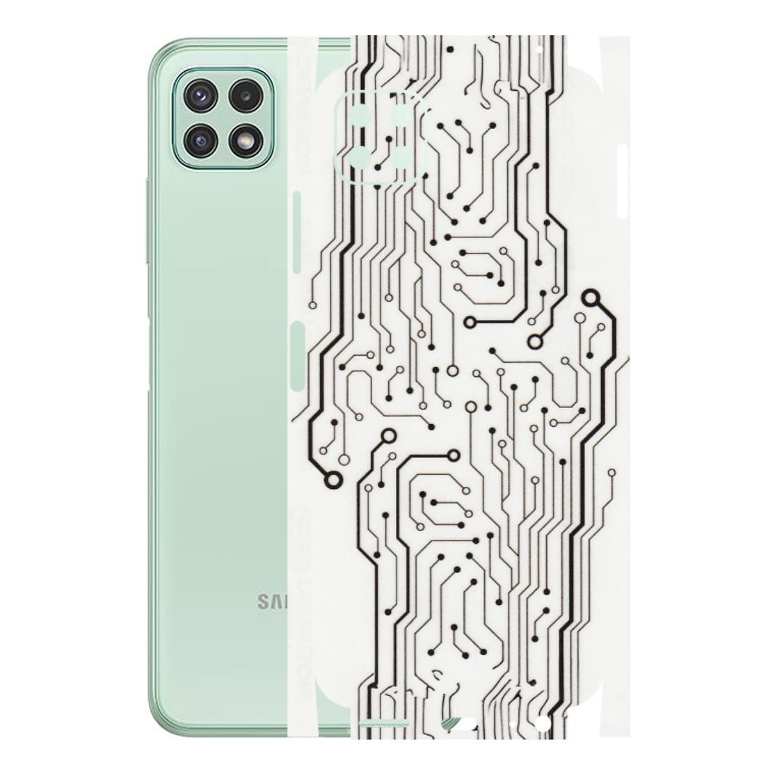 Samsung A/S Series Phone Skins (All Models) - Tech Circuits - Transparent Finish (T-03) Samsung Galaxy A22 (5G)