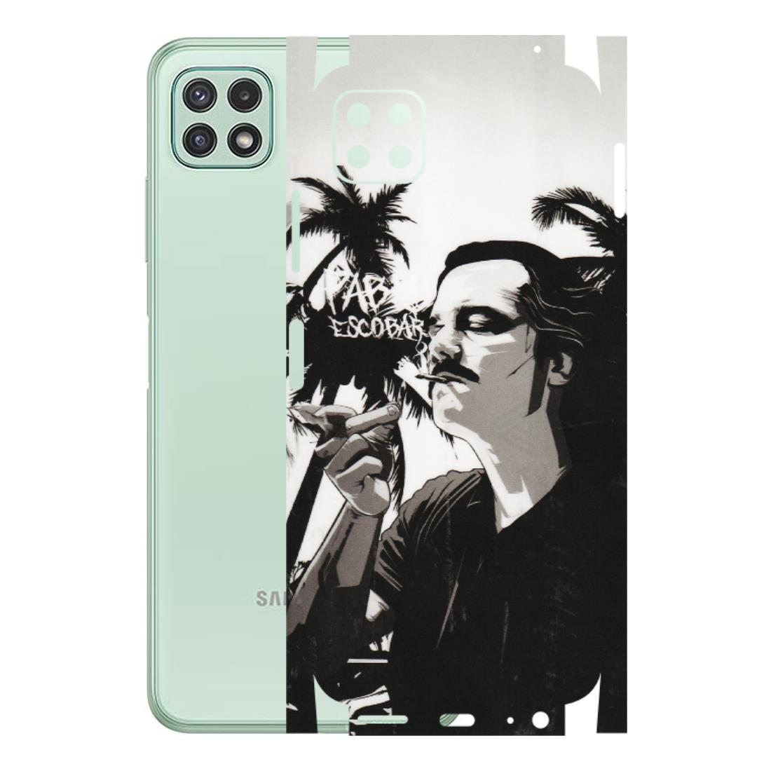 Samsung A/S Series Phone Skins (All Models) - Pab Escobar - Transparent Finish (T-05) Samsung Galaxy A22 (5G)