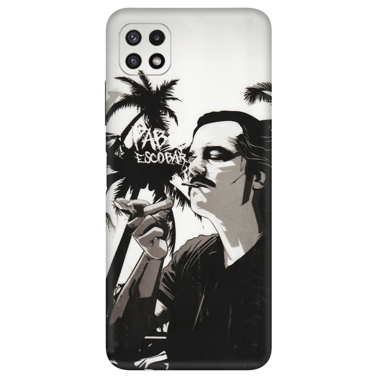 Samsung A/S Series Phone Skins (All Models) - Pab Escobar - Transparent Finish (T-05) Samsung Galaxy A22 (5G)