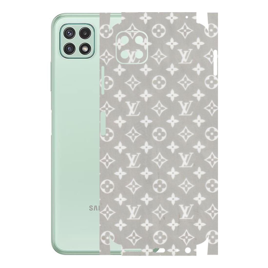 Samsung A/S Series Phone Skins (All Models) - Luxury Brands Logo - Transparent Finish (T-07) Samsung Galaxy A22 (5G)