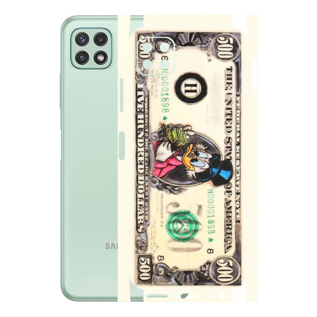 Samsung A/S Series Phone Skins (All Models) - Five Hundred Dollar Duck - Transparent Finish (T-15) Samsung Galaxy A22 (5G)