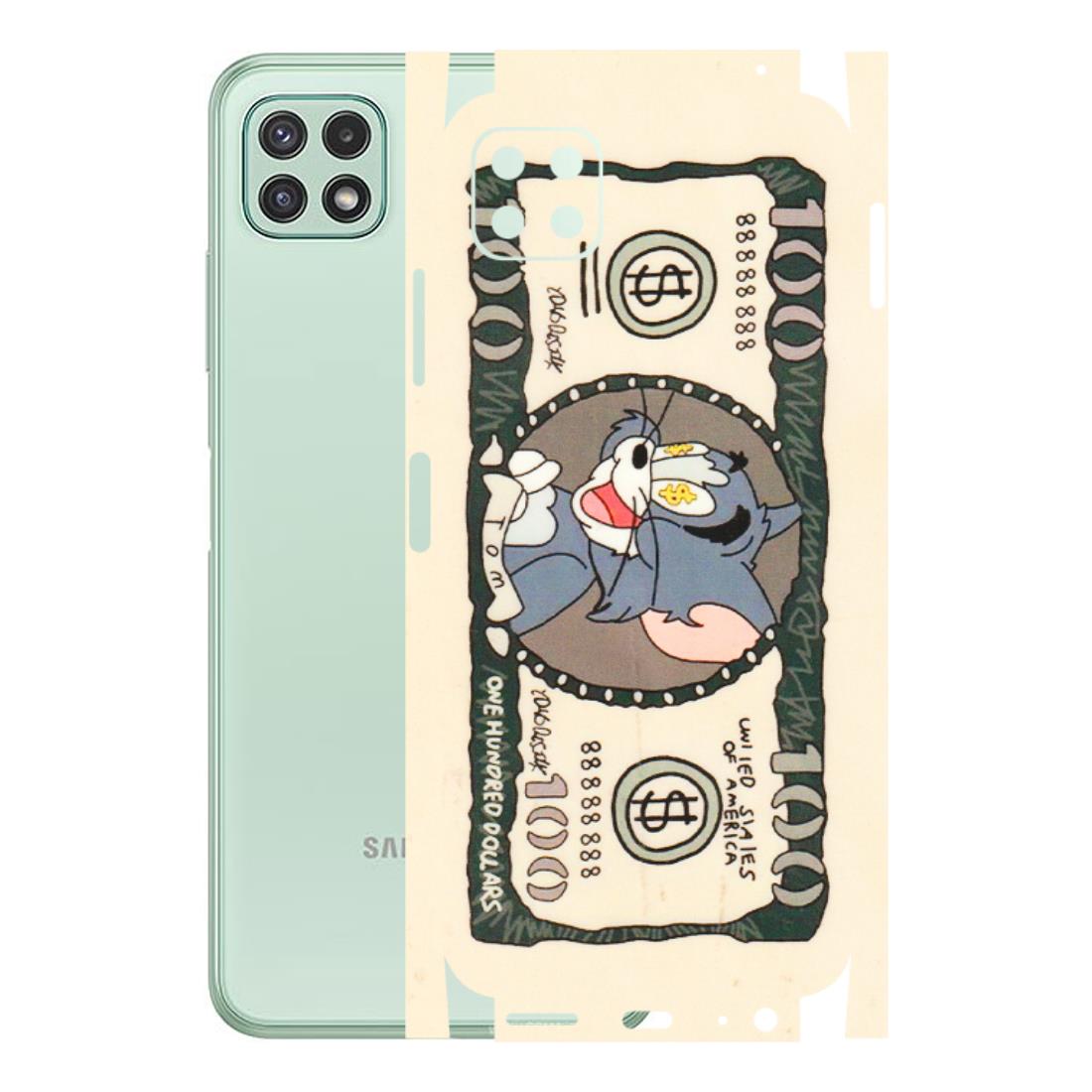 Samsung A/S Series Phone Skins (All Models) - One Hundred Dollar Tom - Transparent Finish (T-16) Samsung Galaxy A22 (5G)