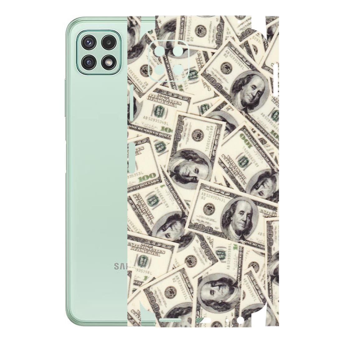 Samsung A/S Series Phone Skins (All Models) - Dollar Lover - Transparent Finish (T-17) Samsung Galaxy A22 (5G)