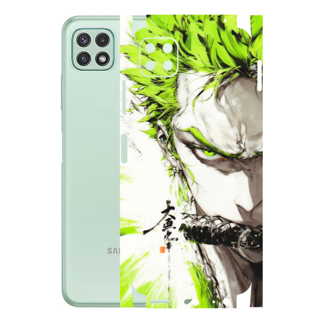 Samsung A/S Series Phone Skins (All Models) - Roro Taku Anime - Transparent Finish (T-18) Samsung Galaxy A22 (5G)