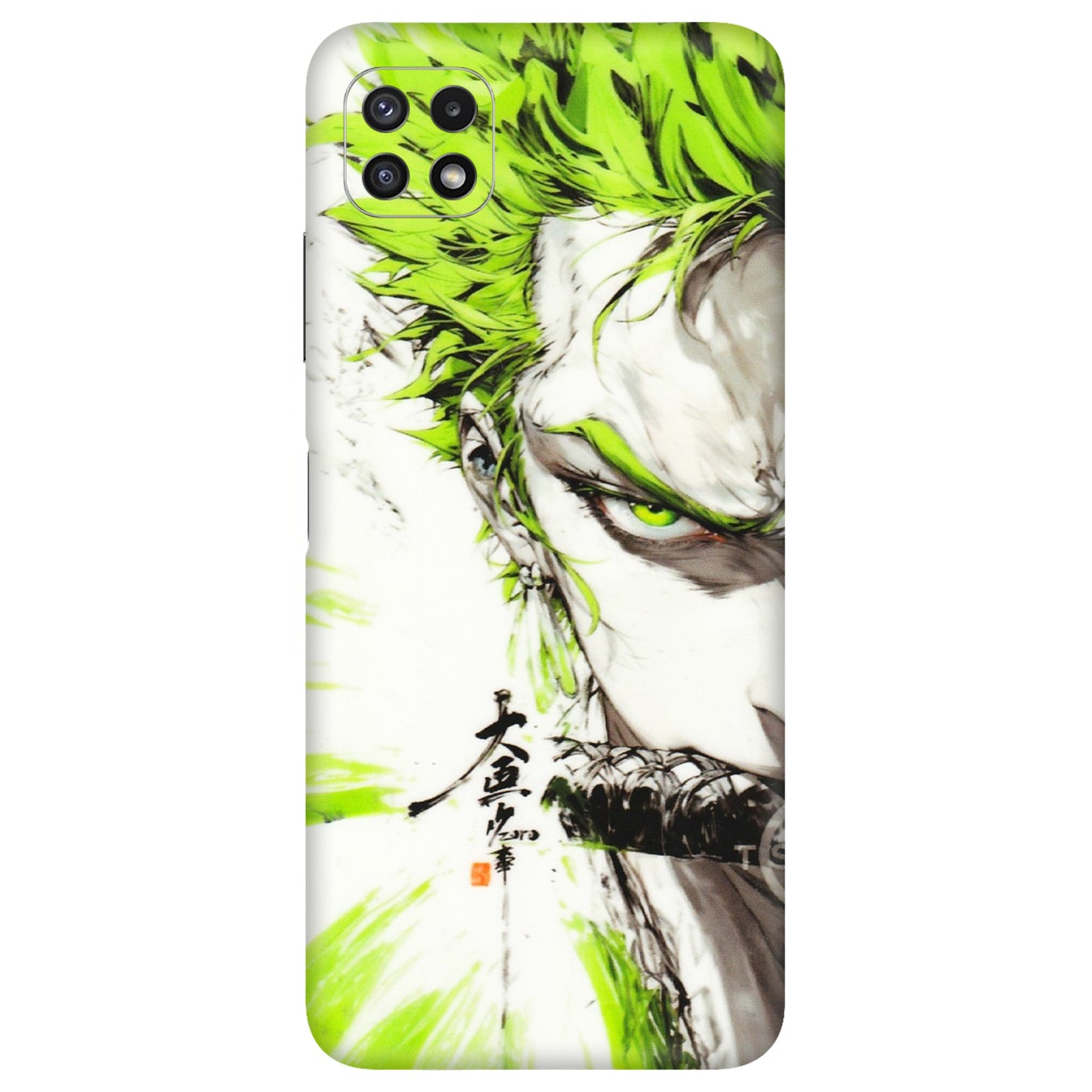 Samsung A/S Series Phone Skins (All Models) - Roro Taku Anime - Transparent Finish (T-18) Samsung Galaxy A22 (5G)