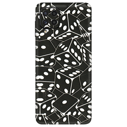 Samsung A/S Series Phone Skins (All Models) - Big Black Dices - 3D Embossed Finish (L-106) Samsung Galaxy A22