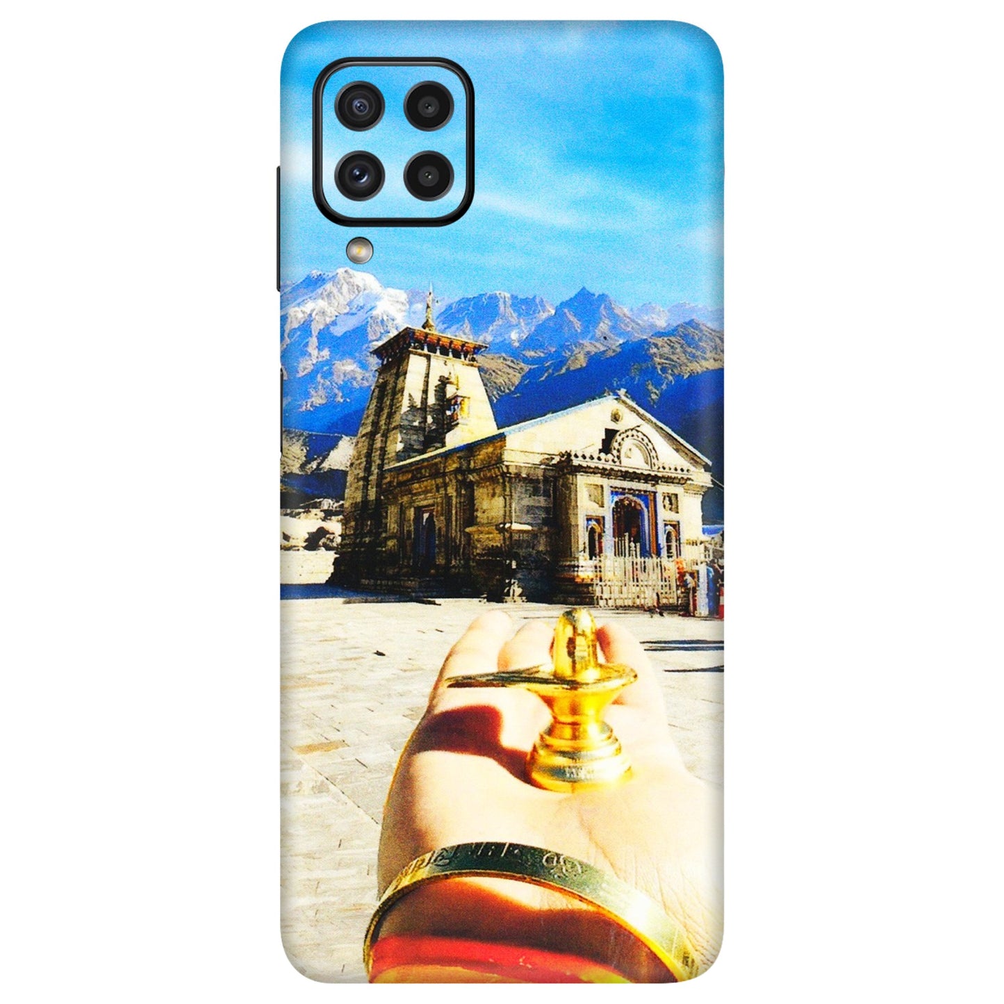 Samsung A/S Series Phone Skins (All Models) - Beauty of Kedarnath - 3D Embossed Finish (L-108) Samsung Galaxy A22