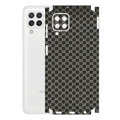 Samsung A/S Series Phone Skins (All Models) - Black G Print - 3D Embossed Finish (L-109) Samsung Galaxy A22