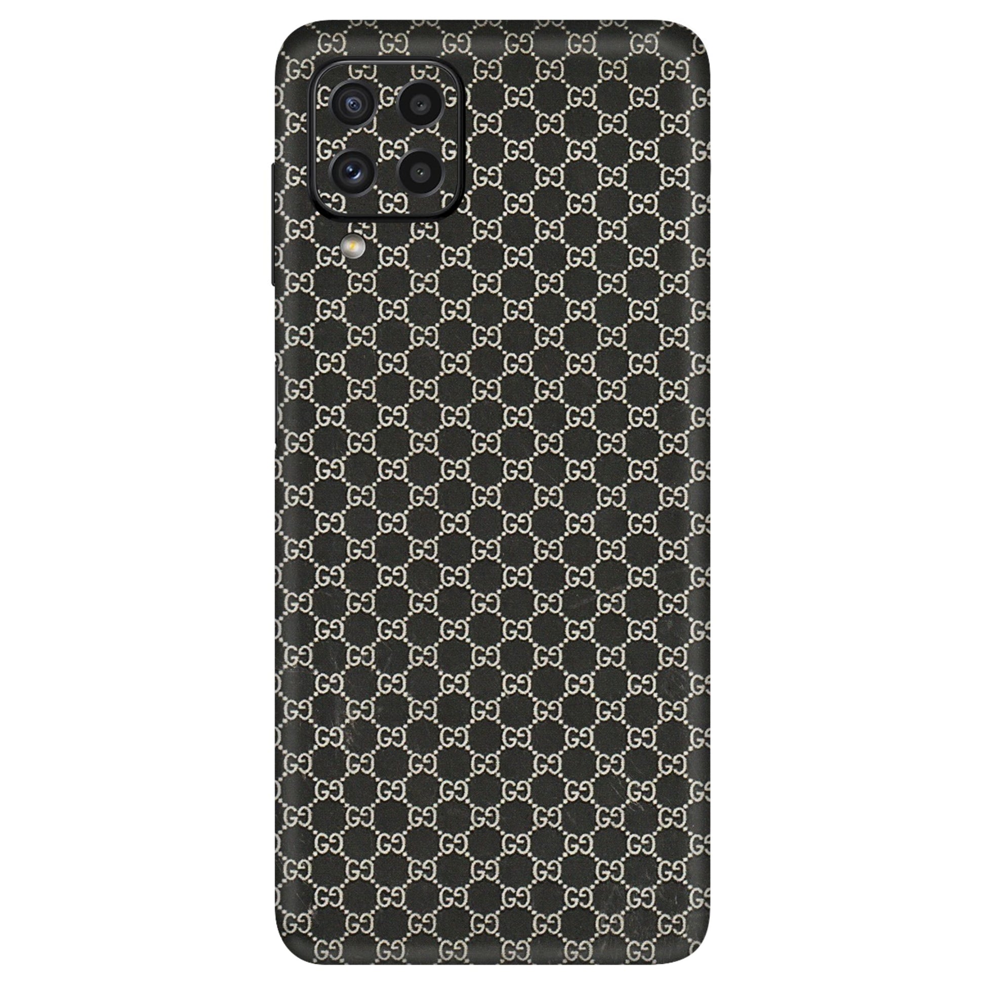 Samsung A/S Series Phone Skins (All Models) - Black G Print - 3D Embossed Finish (L-109) Samsung Galaxy A22