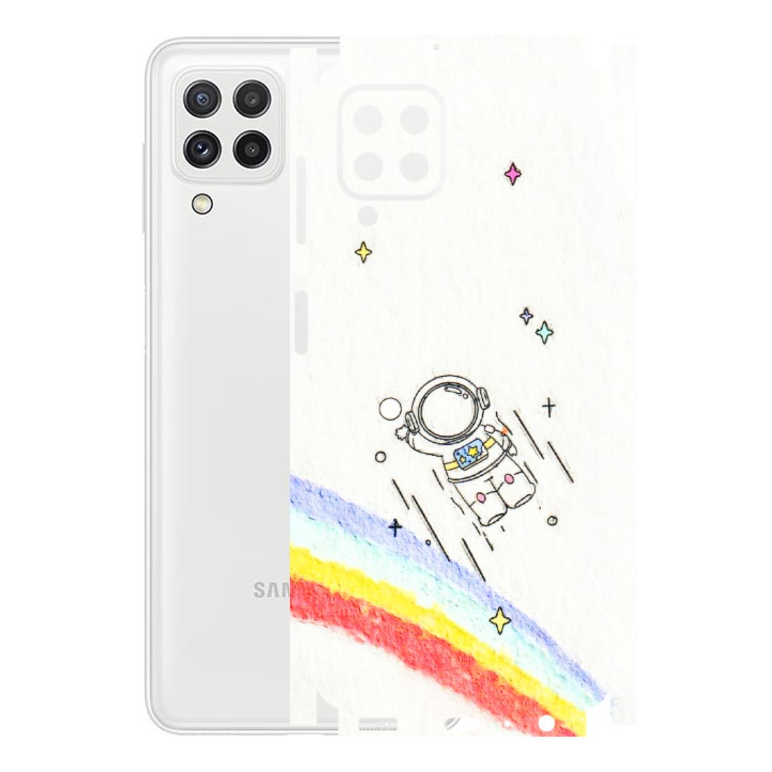 Samsung A/S Series Phone Skins (All Models) - Milkyway Astronaut - 3D Embossed Finish (L-110) Samsung Galaxy A22