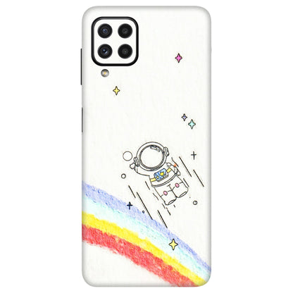 Samsung A/S Series Phone Skins (All Models) - Milkyway Astronaut - 3D Embossed Finish (L-110) Samsung Galaxy A22