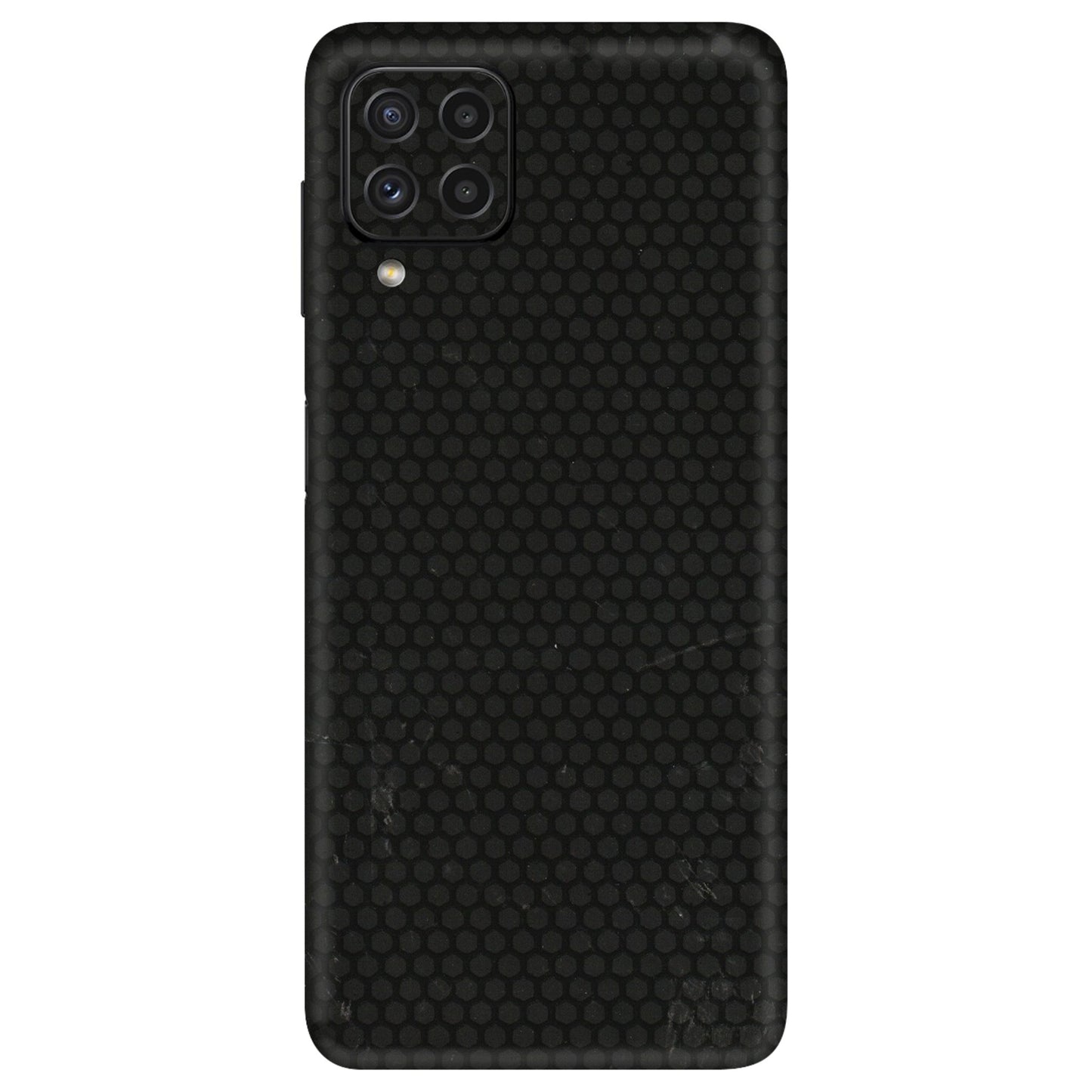 Samsung A/S Series Phone Skins (All Models) - Black honeycomb - 3D Embossed Finish (L-114) Samsung Galaxy A22