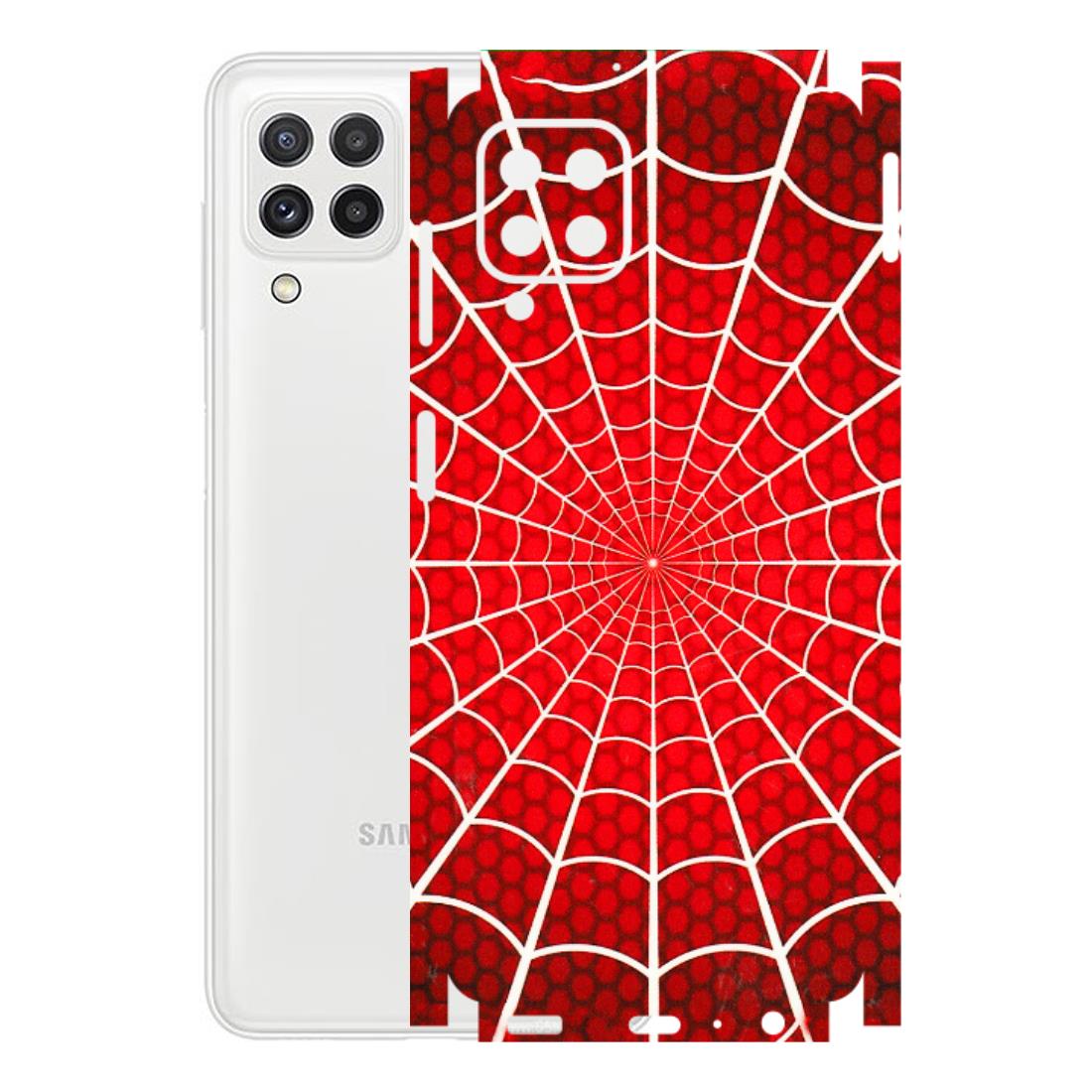 Samsung A/S Series Phone Skins (All Models) - Classic Spidey Web - 3D Embossed Finish (L-115) Samsung Galaxy A22