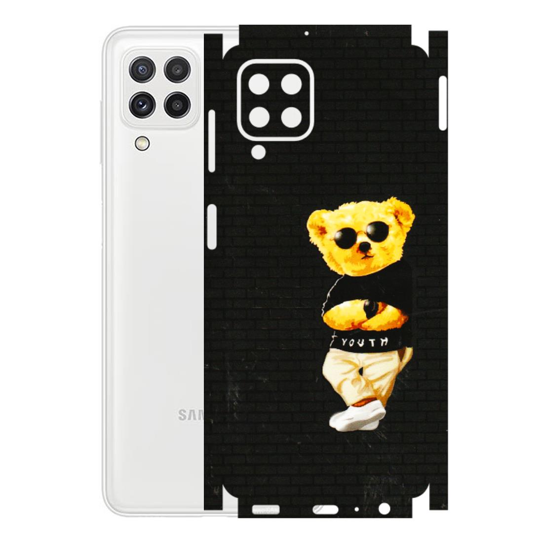 Samsung A/S Series Phone Skins (All Models) - Classy Teddy Bear - 3D Embossed Finish (L-116) Samsung Galaxy A22