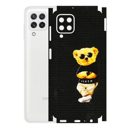Samsung A/S Series Phone Skins (All Models) - Classy Teddy Bear - 3D Embossed Finish (L-116) Samsung Galaxy A22
