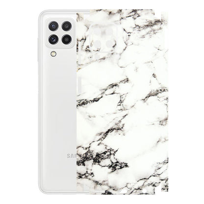 Samsung A/S Series Phone Skins (All Models) - Black and White Marble Texture - 3D Embossed Finish (L-124) Samsung Galaxy A22