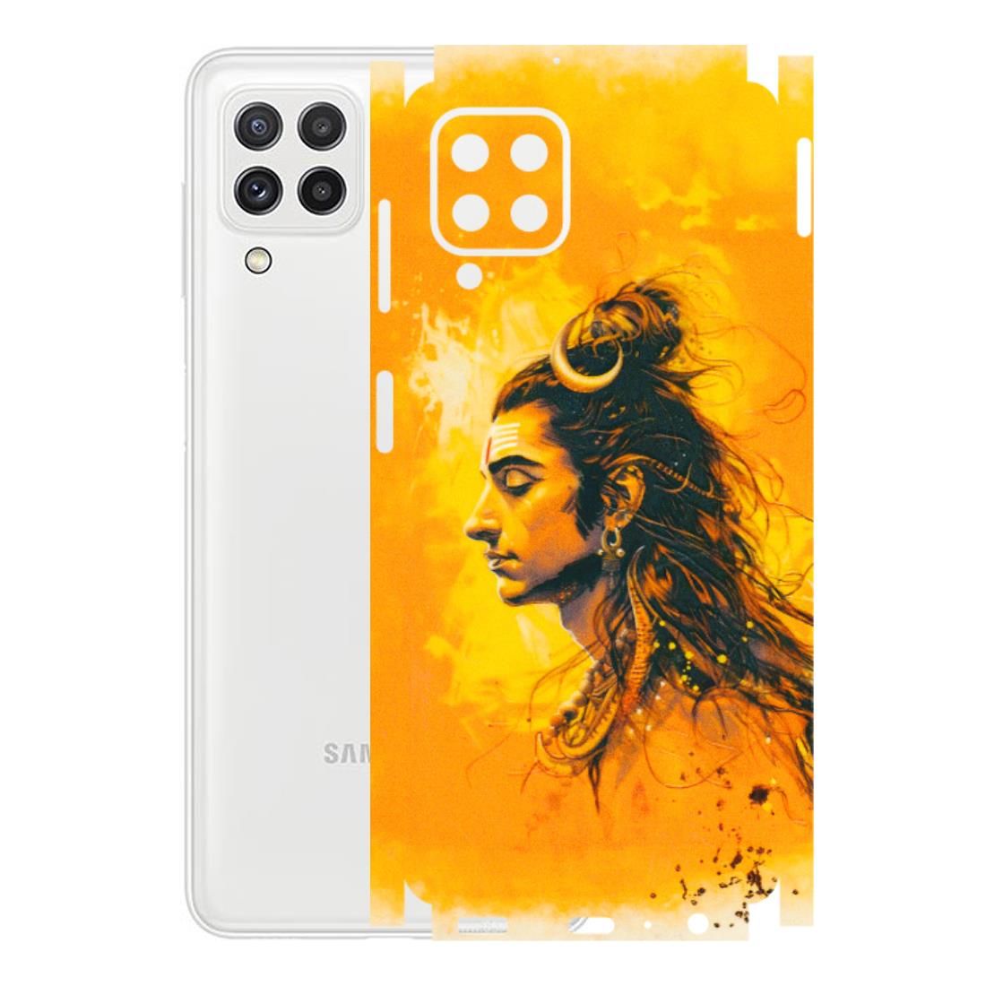 Samsung A/S Series Phone Skins (All Models) - Shiv Shakti - 3D Embossed Finish (L-14) Samsung Galaxy A22