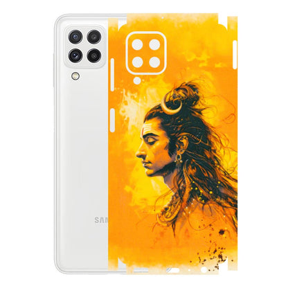 Samsung A/S Series Phone Skins (All Models) - Shiv Shakti - 3D Embossed Finish (L-14) Samsung Galaxy A22
