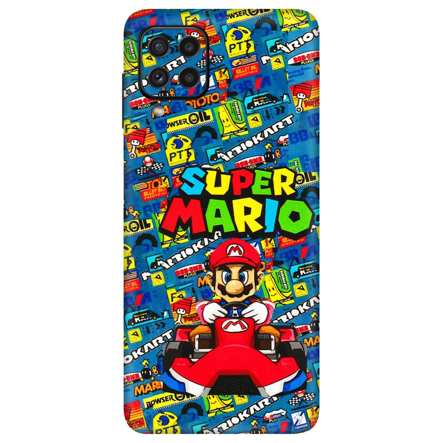 Samsung A/S Series Phone Skins (All Models) - Super Mario Kart - 3D Embossed Finish (L-140) Samsung Galaxy A22