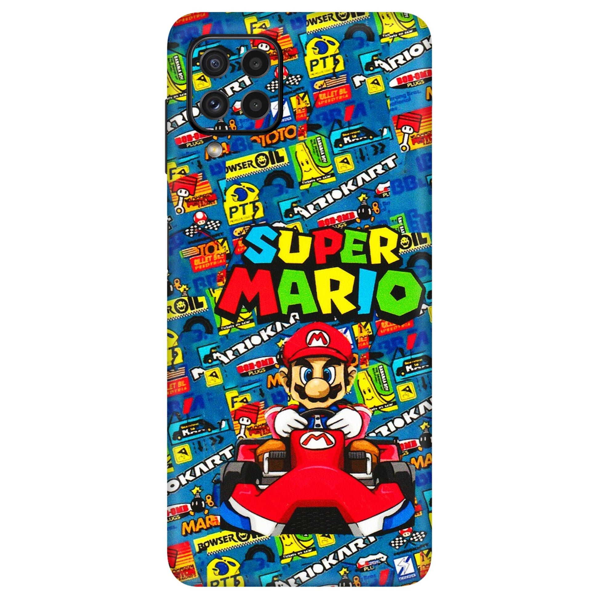 Samsung A/S Series Phone Skins (All Models) - Super Mario Kart - 3D Embossed Finish (L-140) Samsung Galaxy A22