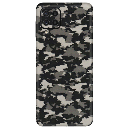Samsung A/S Series Phone Skins (All Models) - Black/Grey Camoflaunge - 3D Embossed Finish (L-142) Samsung Galaxy A22