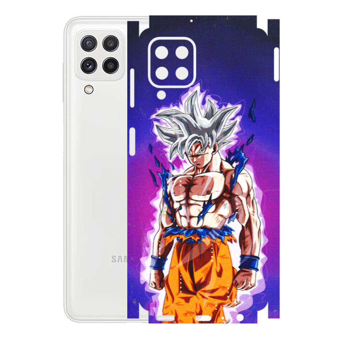 Samsung A/S Series Phone Skins (All Models) - Goku Purple Anime - 3D Embossed Finish (L-147) Samsung Galaxy A22