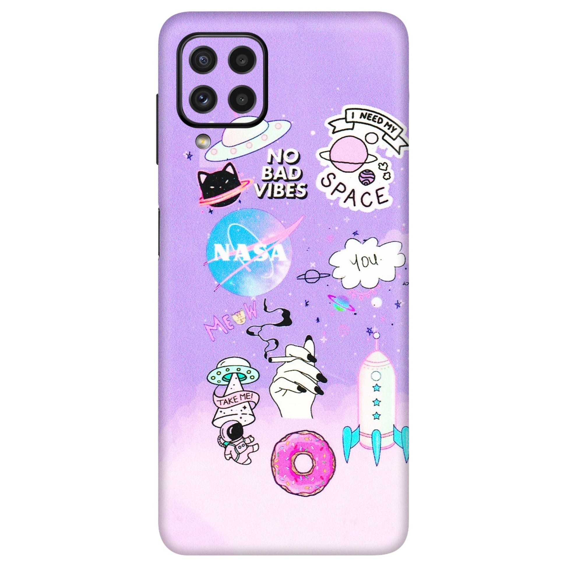 Samsung A/S Series Phone Skins (All Models) - I Need My Nasa Skin - 3D Embossed Finish (L-149) Samsung Galaxy A22