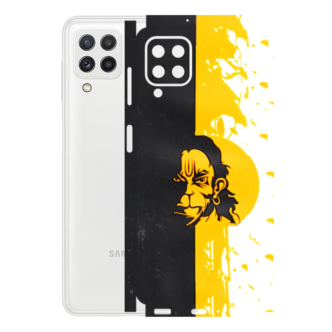 Samsung A/S Series Phone Skins (All Models) - Bajrangbali - 3D Embossed Finish (L-151) Samsung Galaxy A22