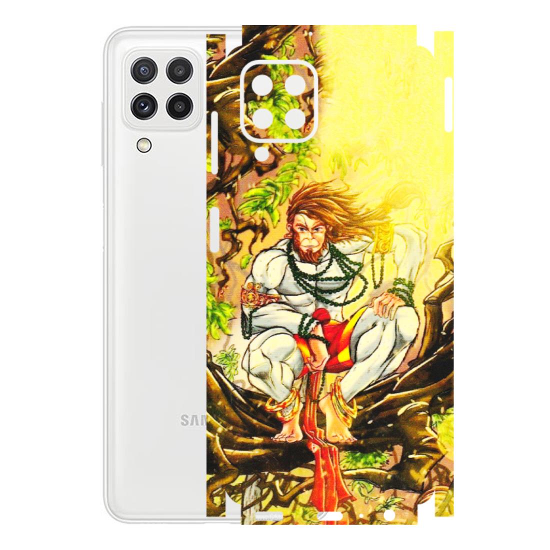 Samsung A/S Series Phone Skins (All Models) - Lord Hanuman - 3D Embossed Finish (L-152) Samsung Galaxy A22