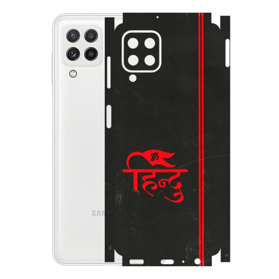 Samsung A/S Series Phone Skins (All Models) - Hindu Black - 3D Embossed Finish (L-153) Samsung Galaxy A22