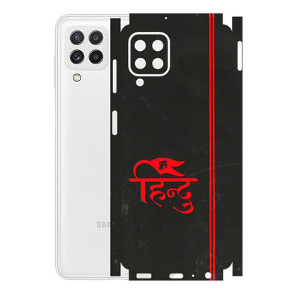 Samsung A/S Series Phone Skins (All Models) - Hindu Black - 3D Embossed Finish (L-153) Samsung Galaxy A22