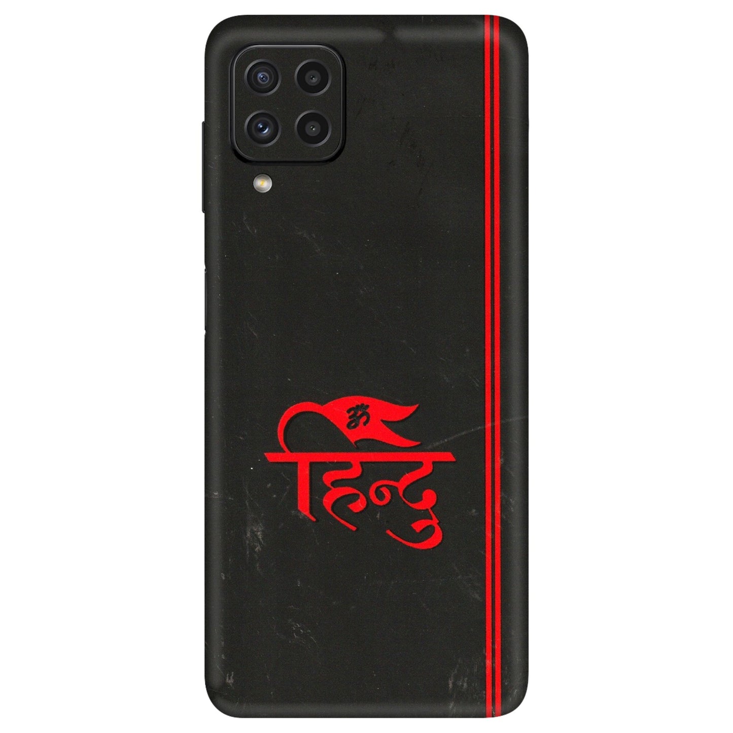 Samsung A/S Series Phone Skins (All Models) - Hindu Black - 3D Embossed Finish (L-153) Samsung Galaxy A22