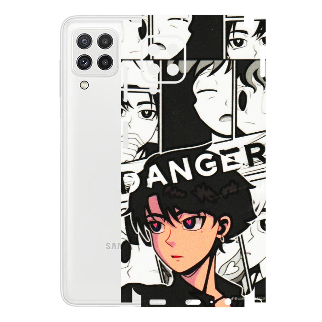 Samsung A/S Series Phone Skins (All Models) - Danger Anime - 3D Embossed Finish (L-155) Samsung Galaxy A22