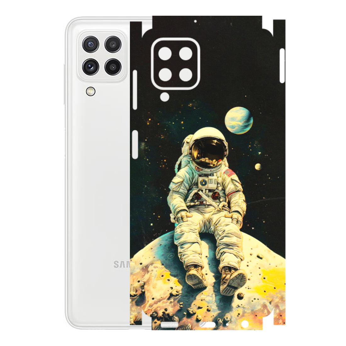 Samsung A/S Series Phone Skins (All Models) - Astronaut in Space - 3D Embossed Finish (L-16) Samsung Galaxy A22