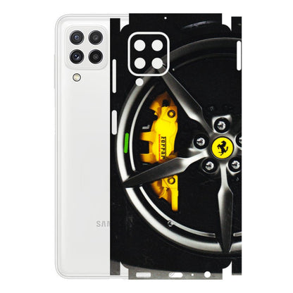 Samsung A/S Series Phone Skins (All Models) - Ferrari Wheel Alloy - 3D Embossed Finish (L-173) Samsung Galaxy A22