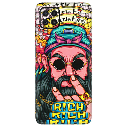 Samsung A/S Series Phone Skins (All Models) - Battle King Dude Face - 3D Embossed Finish (L-178) Samsung Galaxy A22