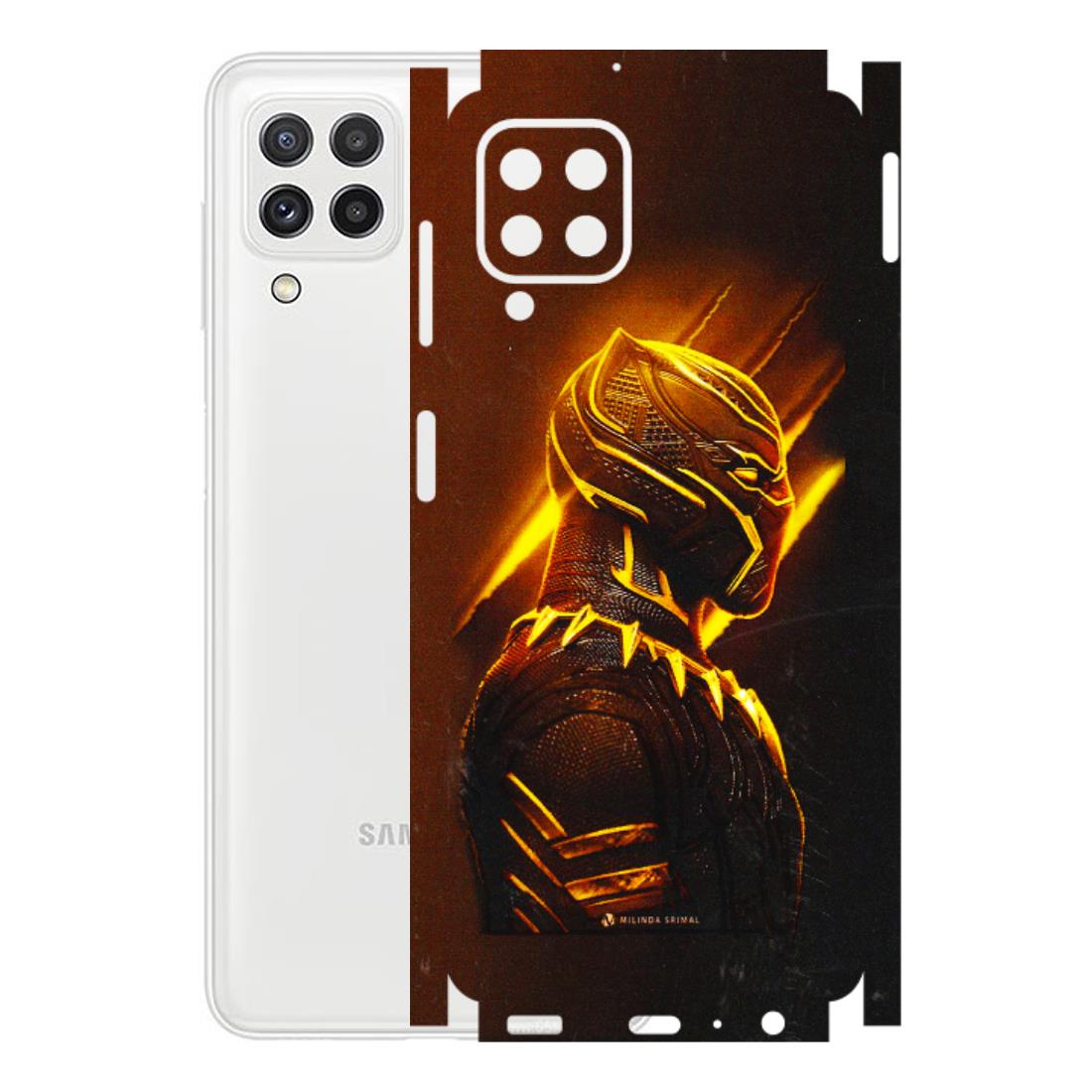 Samsung A/S Series Phone Skins (All Models) - Gold Black Panther - 3D Embossed Finish (L-181) Samsung Galaxy A22