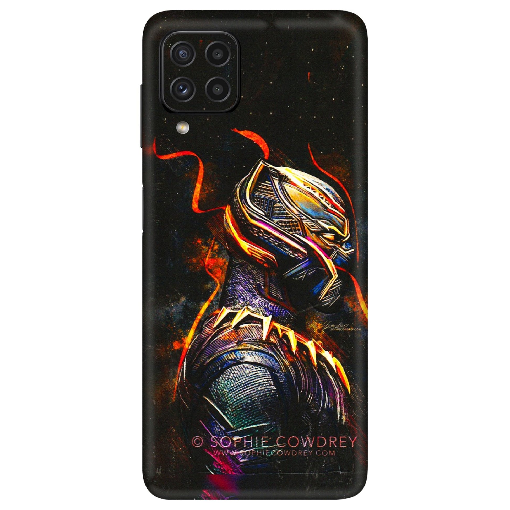 Samsung A/S Series Phone Skins (All Models) - Black Panther - 3D Embossed Finish (L-190) Samsung Galaxy A22