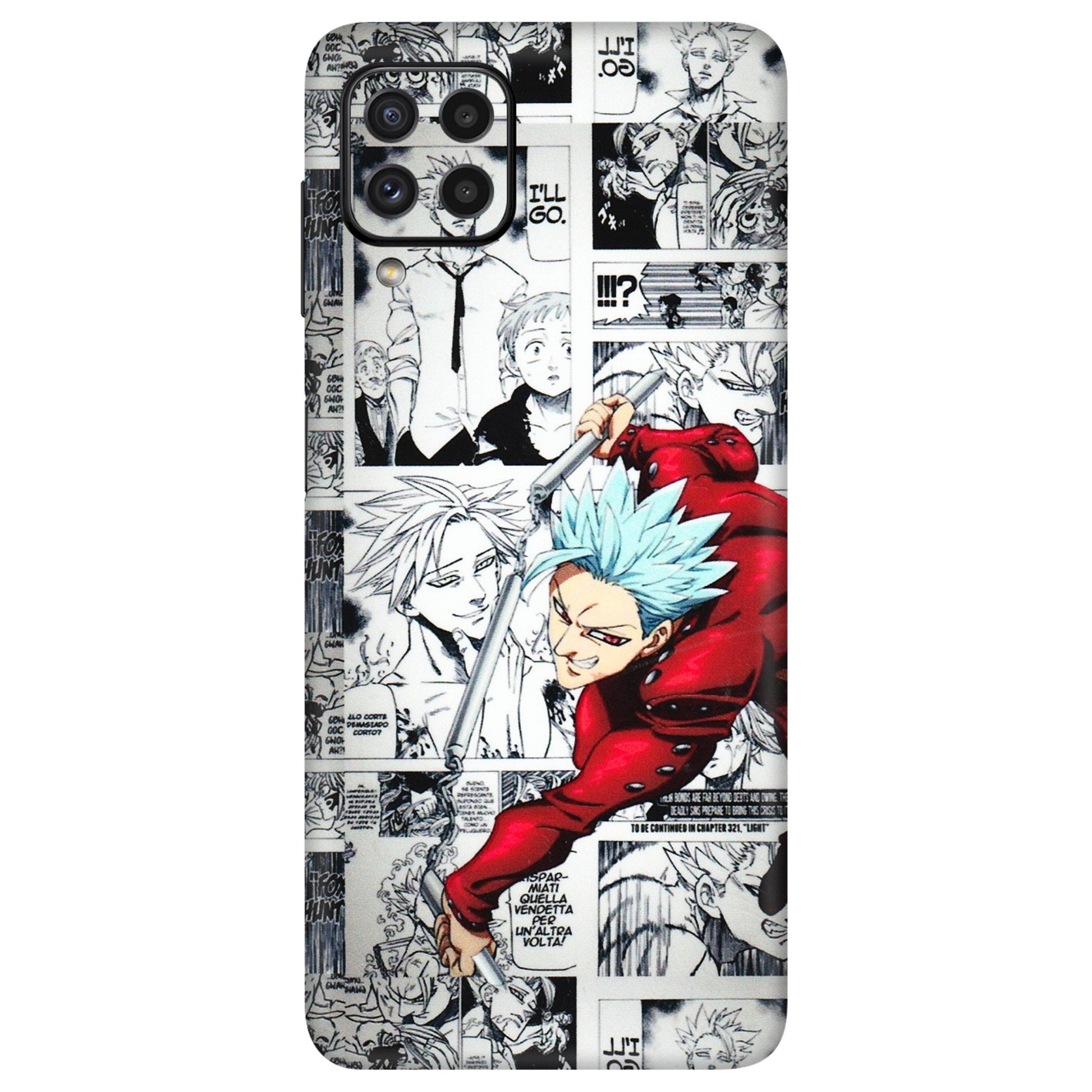 Samsung A/S Series Phone Skins (All Models) - Anime Comic - 3D Embossed Finish (L-192) Samsung Galaxy A22
