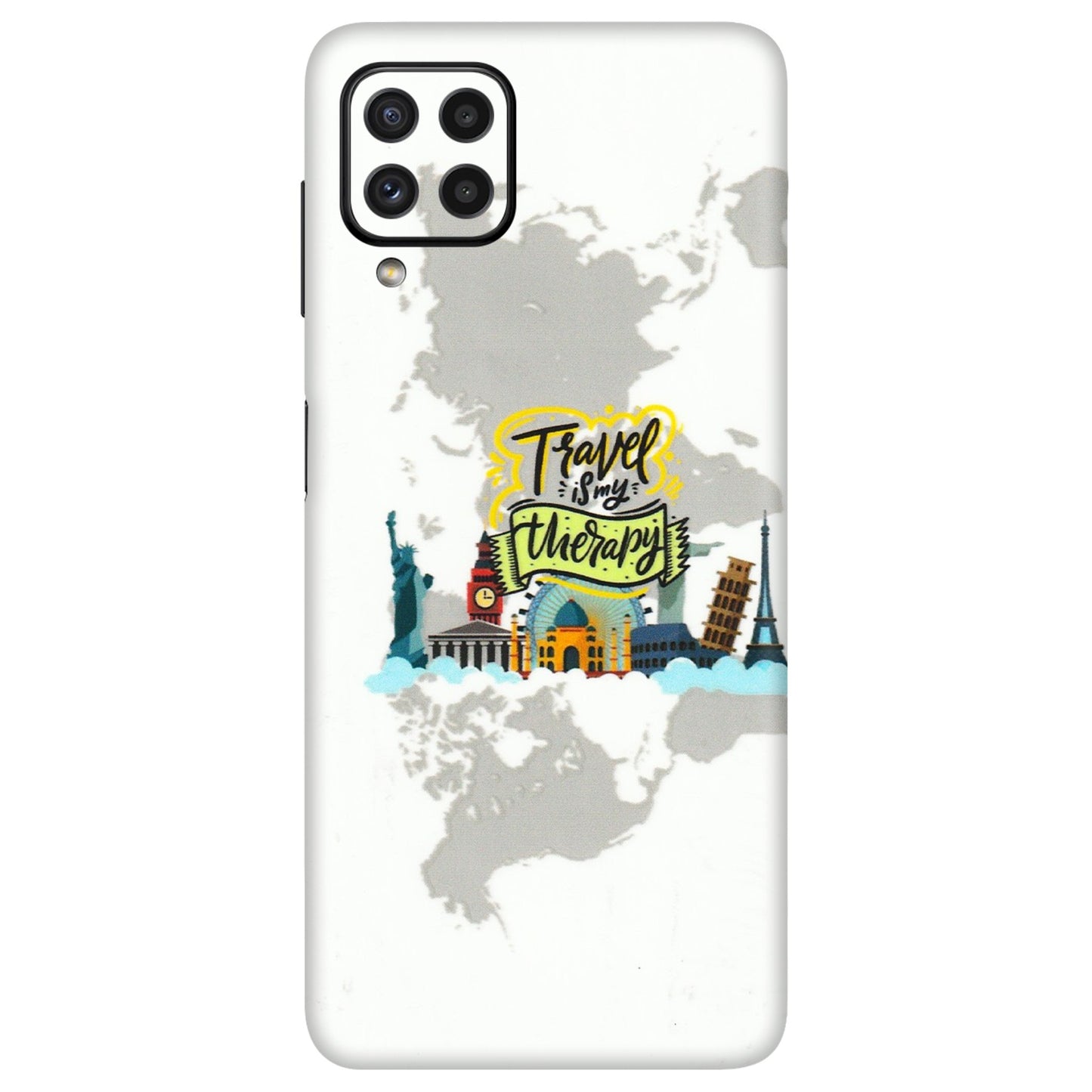 Samsung A/S Series Phone Skins (All Models) - Travel Therapy - 3D Embossed Finish (L-199) Samsung Galaxy A22