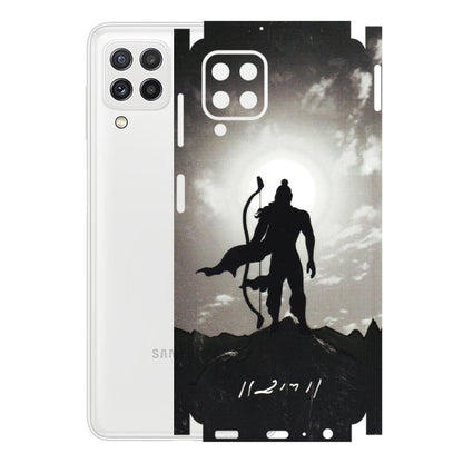Samsung A/S Series Phone Skins (All Models) - Jai Siya Ram - 3D Embossed Finish (L-200) Samsung Galaxy A22