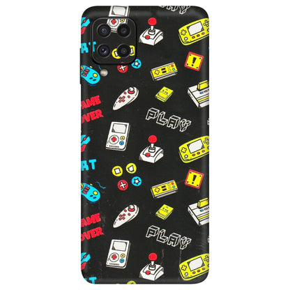 Samsung A/S Series Phone Skins (All Models) - Gaming Doodles - 3D Embossed Finish (L-224) Samsung Galaxy A22