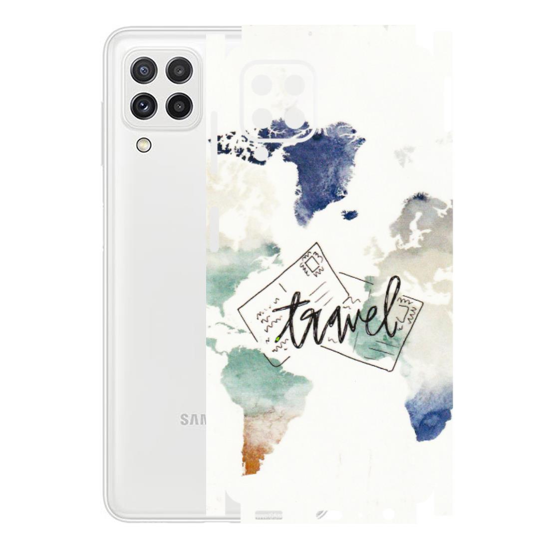 Samsung A/S Series Phone Skins (All Models) - Travel The World - 3D Embossed Finish (L-232) Samsung Galaxy A22