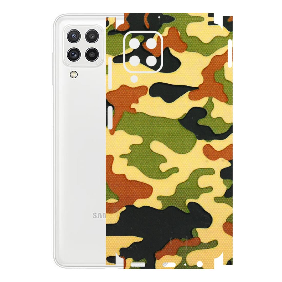 Samsung A/S Series Phone Skins (All Models) - Indian Military - 3D Embossed Finish (L-234) Samsung Galaxy A22