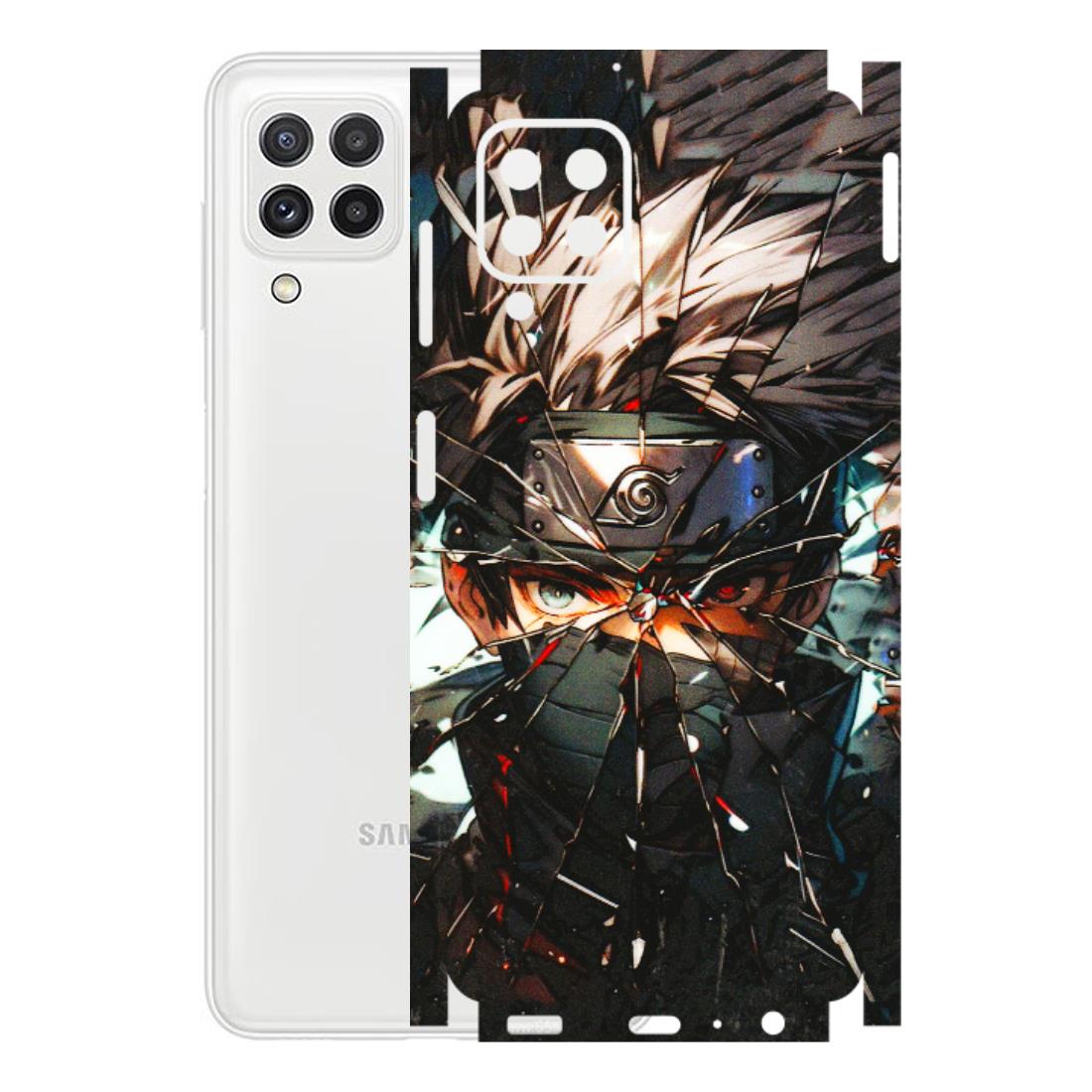 Samsung A/S Series Phone Skins (All Models) - Kakashi Shattered Glass Effect - 3D Embossed Finish (L-237) Samsung Galaxy A22