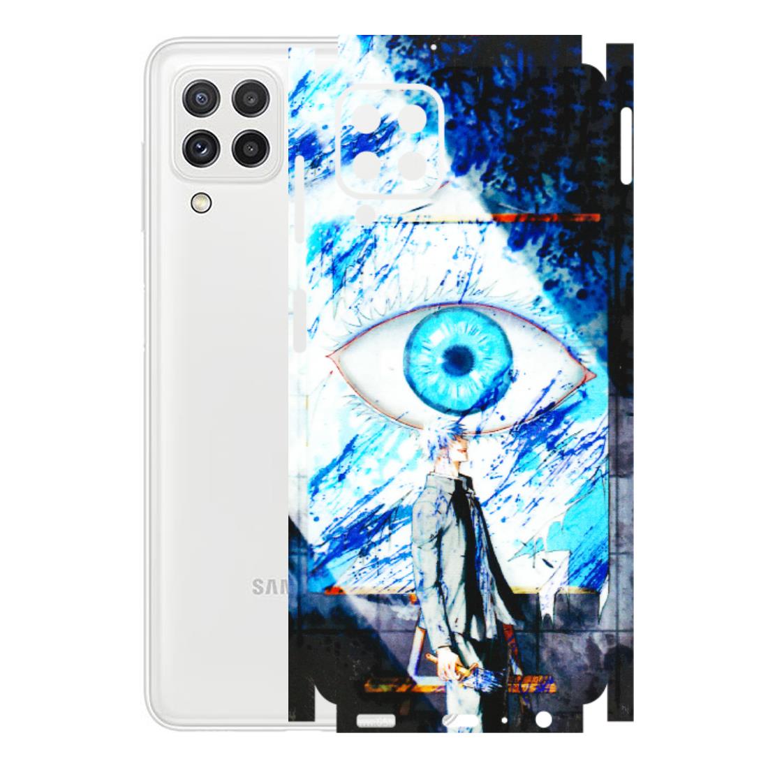 Samsung A/S Series Phone Skins (All Models) - Gojo Satoru evil eye - 3D Embossed Finish (L-239) Samsung Galaxy A22