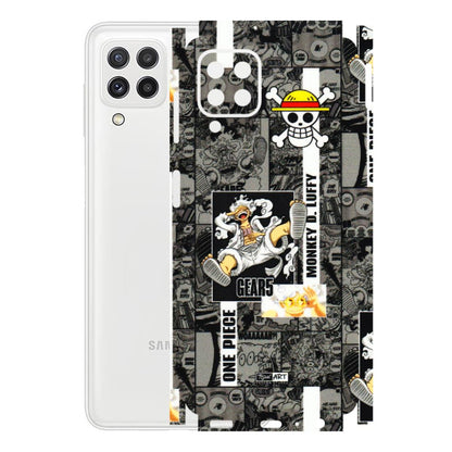 Samsung A/S Series Phone Skins (All Models) - Cuffy Anime MonkeyCamic - 3D Embossed Finish (L-242) Samsung Galaxy A22