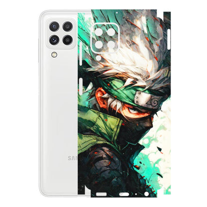 Samsung A/S Series Phone Skins (All Models) - Kakashi Side Profile - 3D Embossed Finish (L-249) Samsung Galaxy A22